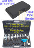 Hand Pipe Bender Round Square 8 Dies Pipe Tube Bender