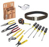 KLEIN TOOLS 80014 Electrician Tool Set,14 Pc