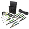 Greenlee 0159-13 Electricians Tool Kit, 12 pc