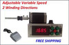 Low Variable Speed Coil Winding Machine Winder 2-Directions 0.1 Turn +Foot Pedal
