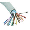 9 Conductor Gray MUlticonductor Cable Shielded 24 AWG, 1000 Feet Round