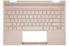 Genuine Hp Spectre 13-Ae Palmrest Cover Keyboard Uk Rose Gold Backlit L07275-031