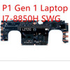 Motherboard For Lenovo Thinkpad P1 Gen 1 Mainboard I7-8850H Swg 01Yu669 01Yu931