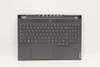 Lenovo Legion 7-16Achg6 Keyboard Palmrest Top Cover Us Europe Grey 5Cb1C17310-