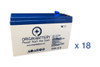 Minuteman Mcpbp2000 Battery Replacement Kit - 18 Pack 12V 7Ah Agm High-Rate
