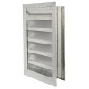 Dayton 20Ua13 Intake Louver, Fixed,  Drainable, 36H X 36W