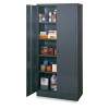 GRAINGER APPROVED 1UFE4 Storage Cabinet,78"x36"x24",Gray,4Shlv 1UFE4