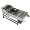 New 110V Stainless Steel Linear Vibrating Screen 4mm Sifter Sieve Screen
