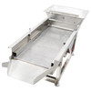New 110V 1mm Stainless Linear Vibrating Screen Sifter Double Motor Round