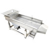 New Electric 1mm Linear Vibrating Screen Classification Sifter Double Motor