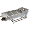 New 110V Full Stainless Steel Linear Vibrating Screen Double Layers 8mm &