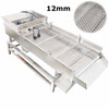 New 12mm Round Hole Screen Linear Vibrating Sifter Shaker Single Layer