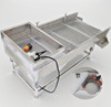 New 220V 6mm Electric Linear Vibrating Screen Sifter Shaker Single Layer