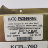 Kato Engineering Kcr-760 Voltage Regulator 821-76181-02