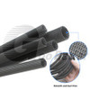 Black Heat Resistant Sleeving Cable Wire High Temperature Component Lead Heat
