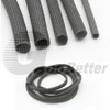 Black Heat Resistant Sleeving Cable Wire High Temperature Component Lead Heat
