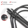 Black Heat Resistant Sleeving Cable Wire High Temperature Component Lead Heat