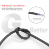 Black Heat Resistant Sleeving Cable Wire High Temperature Component Lead Heat