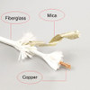 Heat Resistant High Temperature Glass Fibre Wire Cable 1000c