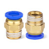 Pc Pneumatic Male Thread Adaptor Pipe Push Fit Straight Quick Connectors Fitting