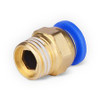 Pc Pneumatic Male Thread Adaptor Pipe Push Fit Straight Quick Connectors Fitting