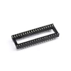 Chip Socket Dip/dil Ic Sockets Standard Low Profile Holder Round/flat Pins