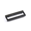 Chip Socket Dip/dil Ic Sockets Standard Low Profile Holder Round/flat Pins