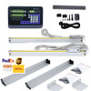 2/3 Axis Dro Display Digital Readout 5 M Linear Glass Scale Kit for Mill Lathe