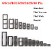 Dip/dil Ic Sockets Chip Socket Standard Low Profile Holder Round/flat Pins