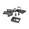 Dip/dil Ic Sockets Chip Socket Standard Low Profile Holder Round/flat Pins