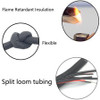 Braided Split-sleeve Wire Loom for High-temperature Auto Cable Harness Wrap