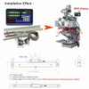 Digital Readout Dro Display Linear Scale Encoder for Mill Lathe Cnc 2axis/3axis
