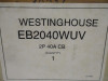 Westinghouse Eb2040wuv 240vac 40a Nsmp