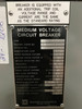 Square D Type Vr 1200a 5kv Vacuum Circuit Breaker