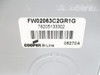 Cooper Fw02063c2gr1g New Open Box Industrial Equipment