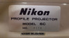 Nikon Optical Profile Comparator Tag 75 for Precision Measurement