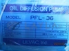 Oil Diffusion Pump P/n Pfl36 M/n Pfl 36