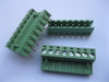 120 Pcs 5.08Mm Angle 8 Pin Screw Terminal Block Connector Pluggable Type Green