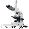 40X-2500X Led Siedentopf Trinocular Compound Microscope W/ 3D Mechanical Stage