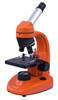 Levenhuk 50L NG Orange Microscope monocular 40-1280x case with a kit 24658