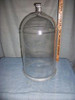 VINTAGE PYREX VACUUM BELL CHAMBER LAB/SCIENCE FLANGED BOTTOM