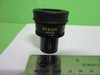 MICROSCOPE PART NIKON JAPAN EYEPIECE CFW10X OPTICS AS IS BIN#65-18