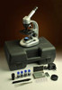 Levenhuk 50L NG White Microscope w/Adapter and Carrying Case