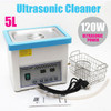 4.5L Ultrasonic Cleaner Cleaning Stainless Steel Machine Heated Timer withBasket