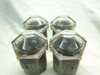 LOT OF 4 IEC DAMON 378-S 525.5 GMS CENTRIFUGE ROTOR SWING BUCKET & LID