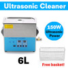 6L Stainless Steel ULTRASONIC CLEANER Digital Industry Heated Heater Timer Clean