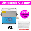 SALE STAINLESS STEEL 6L DIGITAL ULTRASONIC CLEANER Cleaning ELEGANT Basket BEST