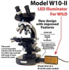 LED illuminator retrofit Kit with dimmer control for older WILD microscopes.