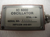 INFICON IC 6000, OSCILLATTOR