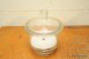 LARGE GLASS DESICCATOR WITH PORCELAIN PLATE 8 DESICATOR